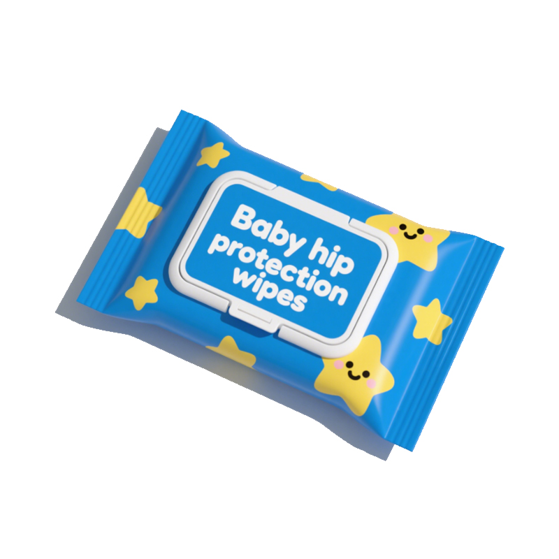 Mga wet wipes na proteksyon sa balakang ng sanggol